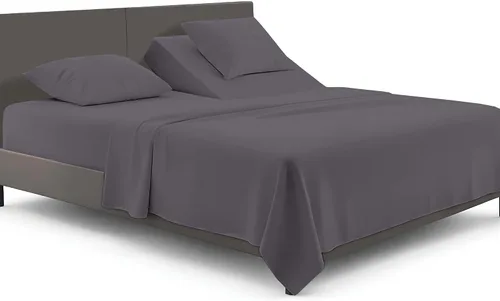 Vista 15 de SGI bedding Juego de sábanas de microfibra ajustable de 28 pulgadas con parte superior flexible de cabeza dividida, ultra suave, refrescante
