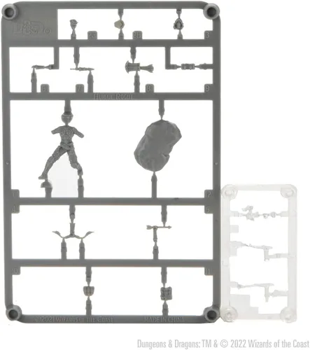 Vista 3 de WizKids D&D Frameworks: Human Rogue Female - Sin pintar y sin ensamblar