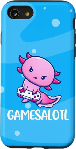 Vista 18 de Gamesalotl Axolotl Nice Game Video Game Case for iPhone 17
