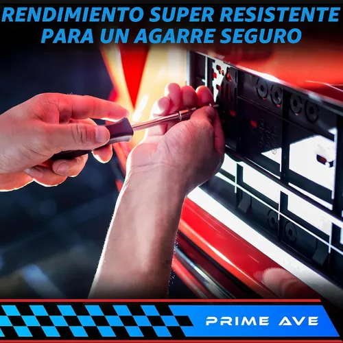 Vista 6 de Tornillos de matrícula con insertos de nailon, tornillos de matrícula de acero inoxidable a prueba de óxido para matrículas, marcos y cubiertas