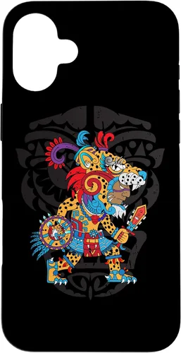 Vista 22 de Funda para iPhone 11 Aztec Jaguar Ancient Warrior Native Mexican Mythology