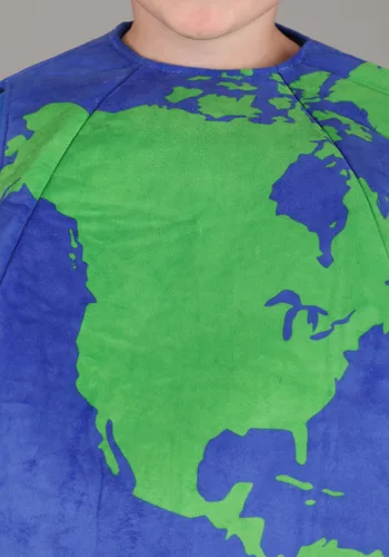 Vista 3 de Disfraz de Tierra Redonda para Niños Pequeños Multicolor