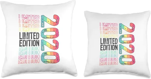 Vista 3 de Limited Edition Vintage 2020 Retro Birthday Throw Pillow