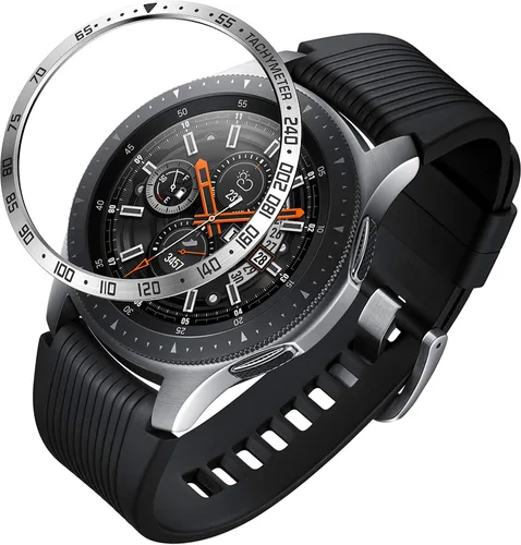Vista 10 de BaiHui - Anillo de bisel compatible con Galaxy Watch de 1.81 pulgadas / Galaxy Gear S3 Frontier y anillo bisel clásico, cubierta de protección