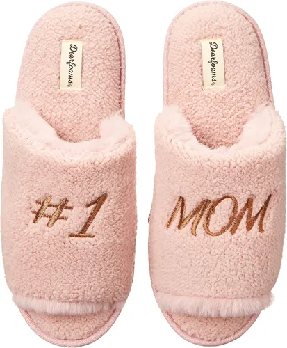 Vista 7 de Dearfoams Pantuflas de espuma viscoelástica para mujer