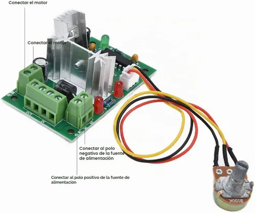 Vista 6 de DC12VGearMotorandPWMDriverKit, 20-400RPMMotorSeries, SpeedReductionMotorwith8mmDShaft (50RPM), GearedMotor