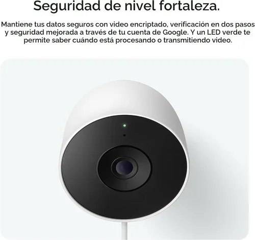 Vista 11 de Google Nest Cam Outdoor (con cable, 2.ª generación) - Cámara de seguridad