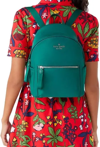 Vista 5 de Kate Spade Chelsea - Mochila mediana para mujer, Jade profundo, Mochila de moda