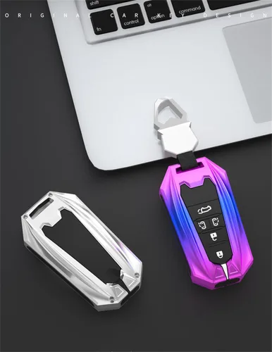 Vista 5 de Funda de aleación de zinc compatible con Toyota Sienna 2021 2022 2023 6 botones
