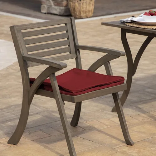 Vista 2 de Arden ProFoam Essentials - Funda de cojín para asiento de comedor al aire libre, 20 x 20 pulgadas, cojín de patio, a prueba de lluvia y resistente a