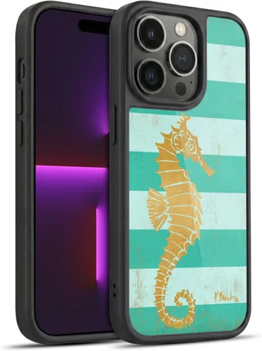 Vista 75 de Head Case Designs Officially Licensed Paul Brent Agate Mermaid Coastal Gel Armor Case [Military Grade Drop Protection] Compatible with Apple iPhone