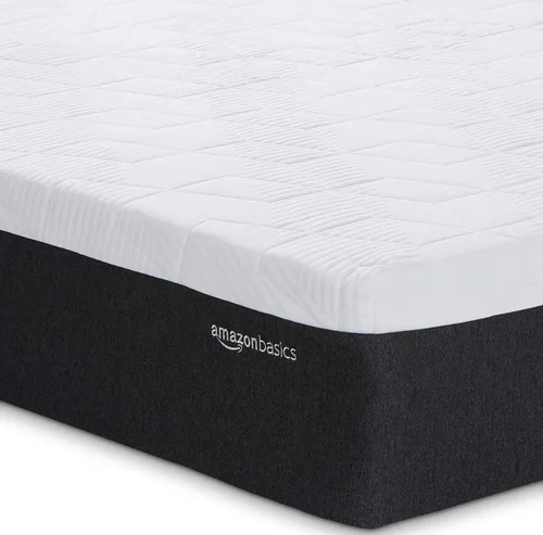 Vista 3 de Amazon Basics - Colchón de espuma viscoelástica con gel, firme, refrescante, tamaño King, espuma certificada CertiPUR-US®, 80 x 76 x 12 pulgadas