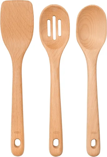 Vista 8 de OXO Good Grips - Servidores de ensalada de madera de haya – Set de 2 piezas