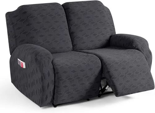 Vista 15 de TAOCOCO Funda para Reclinable de 3 Piezas, Fundas para Silla Reclinable, Funda Elástica de Jacquard para Silla Reclinable, Protector de Muebles