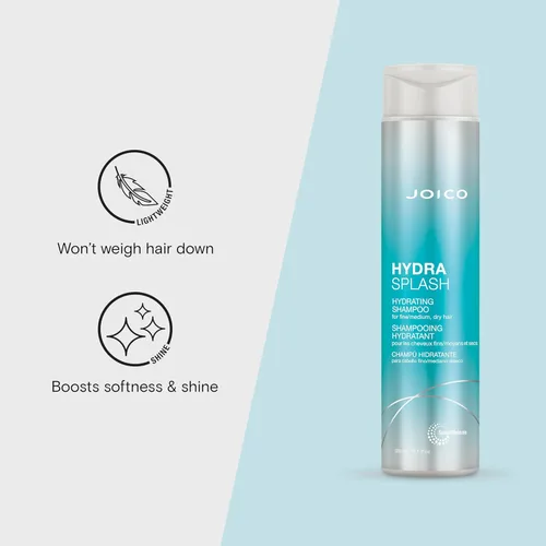 Vista 3 de Joico HydraSplash - Champú y acondicionador hidratante Para cabello fino, medio y seco Reponer la humedad Añade hidratación y suavidad Con