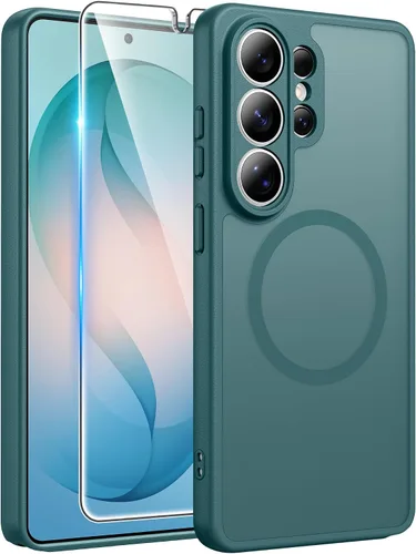Vista 79 de FNTCASE - Funda para iPhone 16 Pro: magnética, mate, translúcida, de grado militar, protectora contra caídas, resistente, fina, duradera y a prueba