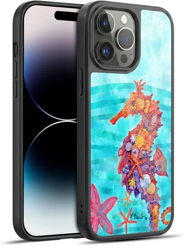 Vista 9 de Head Case Designs Officially Licensed Paul Brent Agate Mermaid Coastal Gel Armor Case [Military Grade Drop Protection] Compatible with Apple iPhone
