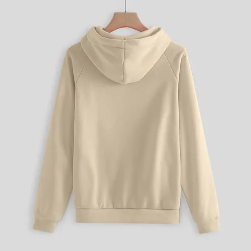 Vista 3 de Comigeewa Merry cristmas - Conjunto deportivo de dos piezas para mujer, sudadera con capucha y cordón ajustable