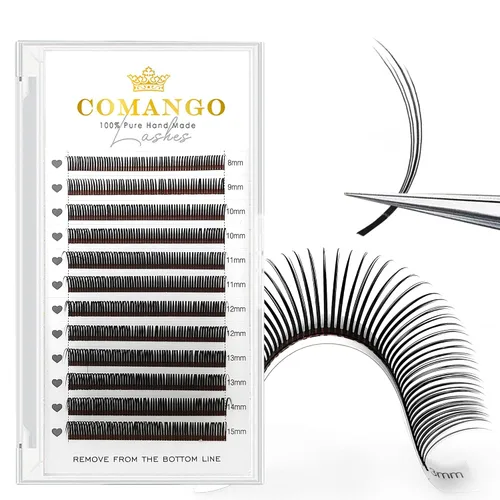 Vista 39 de CoMango Spikes - Extensiones de pestañas Flora 5D, color negro mate