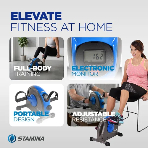 Vista 3 de Stamina Exercise Bike with Smooth Pedal System