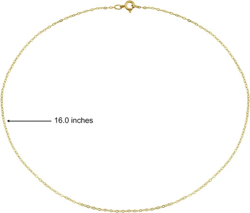 Vista 18 de Hoops & Loops Collar de plata de ley 925 de 0.035 in de fino y delicado collar de cadena de cable para mujeres, adolescentes, niñas, hombres, 16