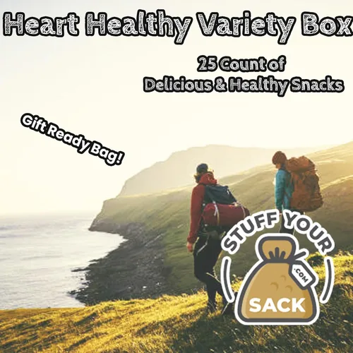 Vista 3 de Caja de bocadillos saludables para el corazón con nueces y mezcla de frutos secos (25 unidades)