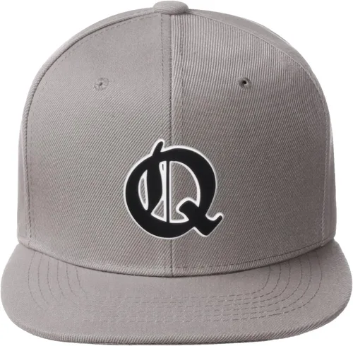 Vista 1009 de Daxton Gorra clásica con visera de billete plano con letras del alfabeto inglés antiguo de la A a la Z