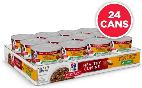 Vista 3 de Hill's Science, comida enlatada guisada dietética para perros, 2.8 onzas, paquete de 24