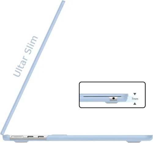 Vista 3 de B BELK Funda compatible con MacBook Air de 15 pulgadas 2025 2024 2023 Release M4 M3 M2 A3241 A3114 A2941 Liquid Retina Display, carcasa rígida
