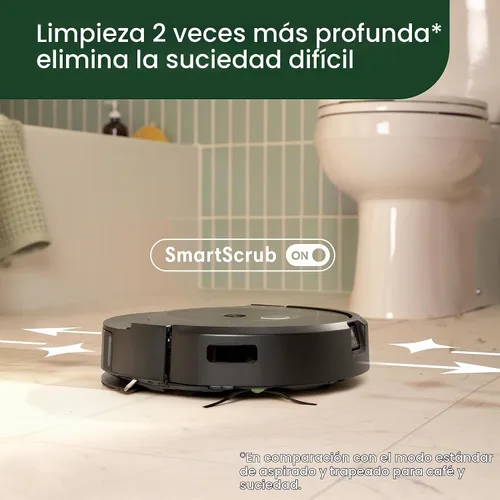 Vista 5 de iRobot Roomba Combo 10 Max Robot Aspirador y Trapeador + Base AutoWash