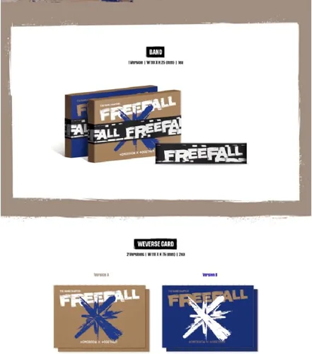 Vista 3 de TXT 3rd álbum de estudio - El nombre Capítulo : FREEFALL Weverse Álbum ver