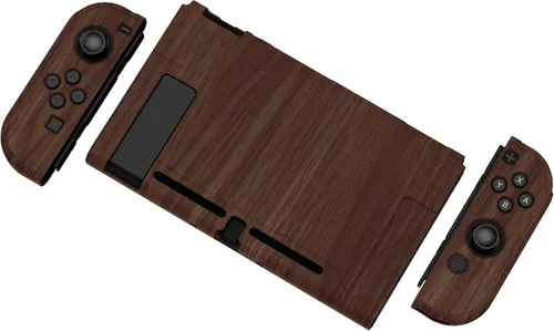 Vista 5 de eXtremeRate PlayVital - Carcasa trasera para consola Nintendo Switch, controlador de mano separable, carcasa rígida para NS Joycon, funda protectora