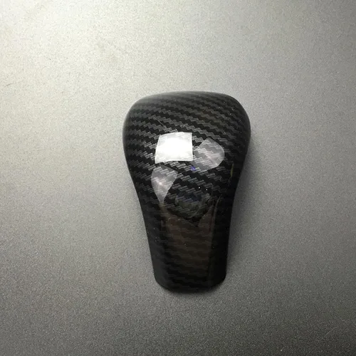 Vista 6 de ERIDANUS Accesorios para automóviles compatibles con Toyota Camry 2023 2022 2021 2020 2019 2018nterior Palanca de cambios (estilo fibra de carbono)