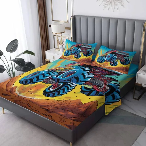 Vista 38 de Juego de sábanas tamaño individual: sábanas y fundas de almohada, sábanas y fundas de almohada, microfibra suave y bolsillo profundo y patrón sin
