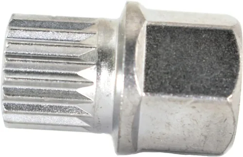 Vista 5 de TEMO Llave de extracción de tornillo de tuerca de bloqueo de rueda de 11/15Pt Socket antirrobo S3054 para vehículos BMW