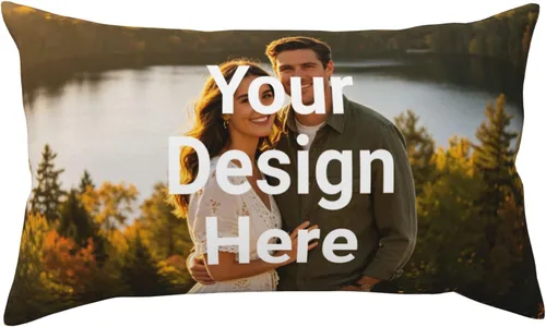 Vista 10 de Fundas de almohada personalizadas con texto de imagen, 12 x 12 pulgadas, fundas de almohada cuadradas personalizadas de doble cara para sofá cama