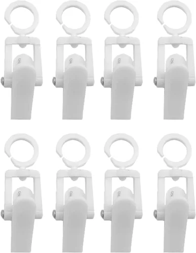 Vista 7 de Perchas plegables para ropa de viaje con clips, perchas portátiles de plástico para ropa, perchas de mano que ahorran espacio, estante de secado