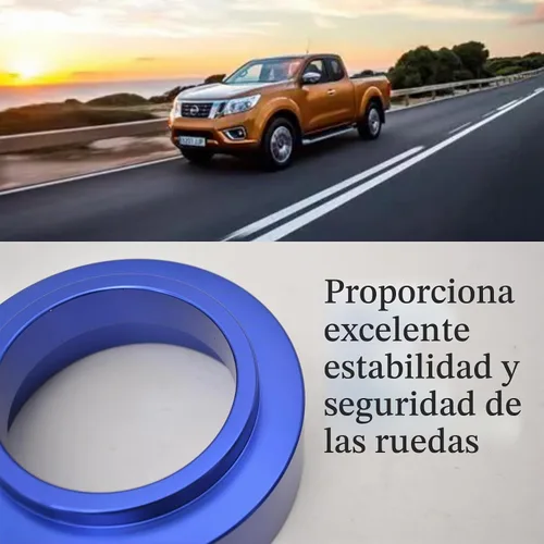 Vista 2 de Kits de elevación de choque espaciador de resorte helicoidal trasero de 2 pulgadas para NAVARA NP300 2015-2025 / D23 2016-2025, espaciadores