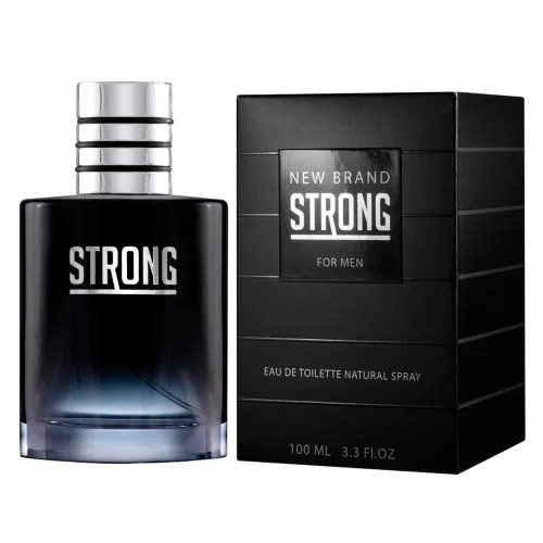 Vista 2 de New Brand Perfumes Strong EDT Spray Hombres 3.3 oz (sem numero)