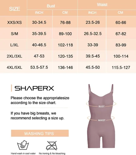 Vista 4 de SHAPERX Faja moldeadora para mujer, body con control de abdomen, levantador de glúteos, pantalones cortos moldeadores de cuerpo