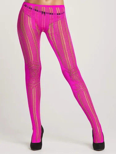 Vista 2 de 6 pares de medias de red para mujer, medias altas elásticas para fiesta de Halloween