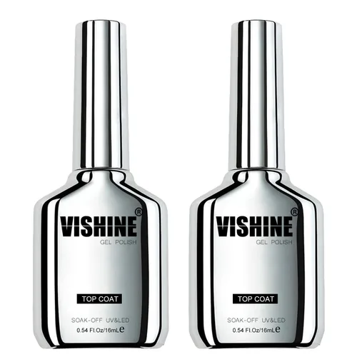Vista 12 de Vishine 2 unidades de gel floreciente de 0.5 fl oz, esmalte de uñas transparente floreciente, efectos de propagación, gel UV, piedra natural
