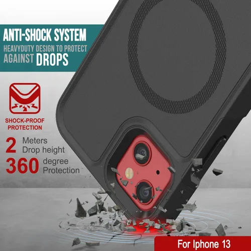 Vista 6 de PunkCase Funda [Serie Spartan 2.0] Funda transparente resistente con protector de pantalla de vidrio templado Protección de cuerpo completo ultra