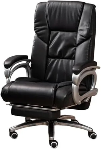 Vista 8 de Big and Tall Office Chair Leather Executive Heavy Duty Ergonomic Computer Desk Chair with Adjustable Lumbar Support Headrest and Footrest High Back