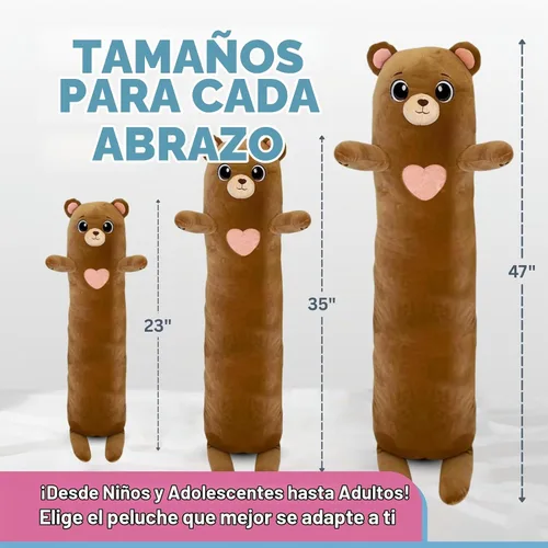 Vista 6 de Cuddle Paws Almohada corporal de felpa de oso para niños, juguete