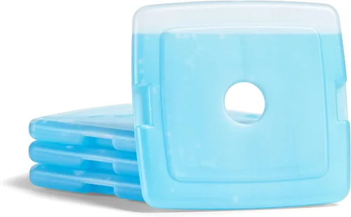 Vista 6 de Cool Coolers de Fit & Fresh XL Slim Ice Packs (paquete de 4) y paquetes de hielo delgados (paquete de 4), paquetes de hielo reutilizables
