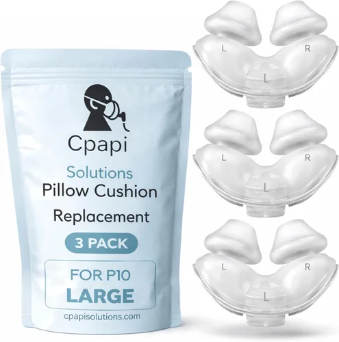 Vista 7 de Repuesto CPAP para almohada nasal AirFit P10 mediana y grande diseñada para almohada nasal CPAP, sellado suave y seguro para reducir los puntos