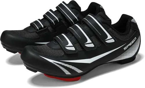 Vista 7 de Tenis de ciclismo unisex para hombre y mujer zapatos de ciclismo de carretera compatibles con Look Delta SPD perfectos para bicicletas de carreras