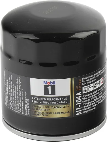 Vista 2 de Mobil 1 filtro de aceite de rendimiento extendido M1-104A Mezcla sintética, protección de alta eficiencia de 25,000 millas