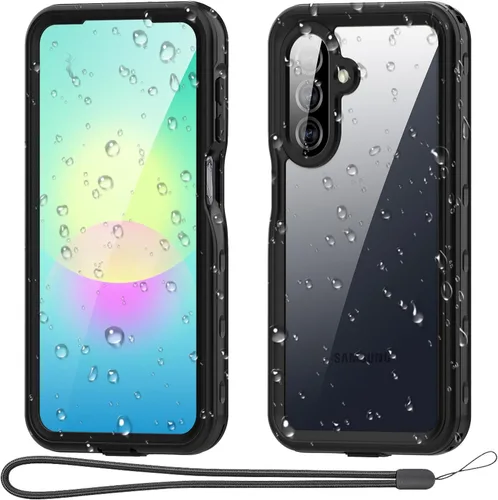 Vista 11 de Miimall Funda impermeable para Samsung Galaxy A15 5G, IP68 bajo el agua, a prueba de caídas de 14 pies, protector de pantalla integrado, a prueba